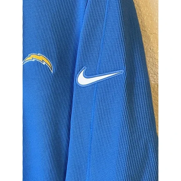 Men's 3XL NWT Los‎ Angeles Chargers Nike Long Sleeve Shirt Blue - Picture 3 of 8